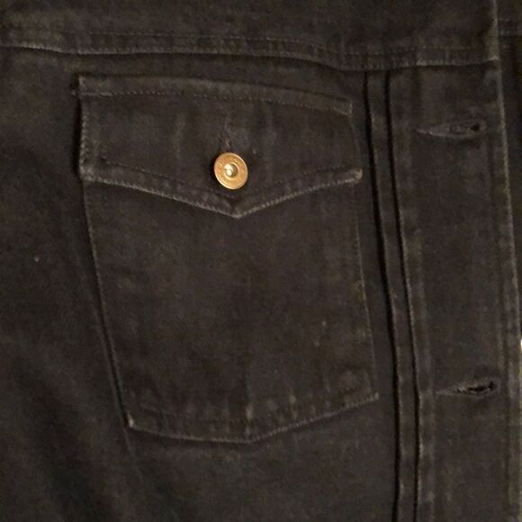 Liz Claiborne dark blue denim jacket size medium - Picture 4 of 5